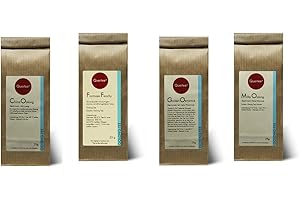 ‎QUERTEE Probierset Oolong Tee Quertee® Nr. 9-4 x 25g Oolong Tee - China Oolong, Milky Oolong, "Fancy Formosa", "Huang Jin GuiGolden Osmanthus" - Geschenkset