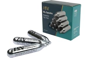 H&N Sport CO2 Kapseln 12g - 10er Pack für Softair, Paintball, Luftpistole oder Luftgewehr Airsoft CO² Patronen Kartuschen für CO2 Pistole Waffen