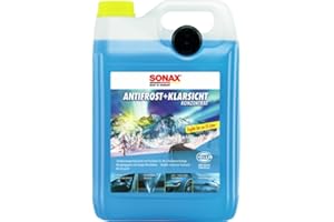 ‎SONAX SET! 2 x 5 L SONAX ANTIFROST&KLARSICHT KONZENTRAT Scheibenreiniger Scheiben Scheinwerfer Frostschutz mit Citrusduft bis -30°