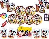 DECORACIÓN PERFECTA: estos artículos de fiesta son ideales para fiestas de cumpleaños con temas de Disney y los diseños de vajillas son lindos, coloridos y divertidosrealistas y una gran adición a la decoración de la fiesta de Superhéroes