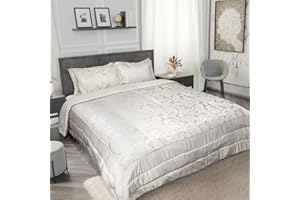 Emma Barclay Duchess - Embellished Jacquard Quilted Bedspread Set in Cream - To Fit Double/King