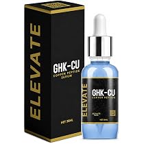 GHK-Cu Copper Peptide Serum - Advanced Anti Ageing Peptide Serum for Face, Boosts Collagen & Elastin, Firming & Hydrating Skin Repair Serum for Wrinkles, Fine Lines & Redness - 30ml : Amazon.co.uk: GHK-Cu Copper Peptide Serum - Advanced Anti Ageing Peptide Serum for Face, Boosts Collagen & Elastin, Firming & Hydrating Skin Repair Serum for Wrinkles, Fine Lines & Redness - 30ml : Amazon.co.uk: