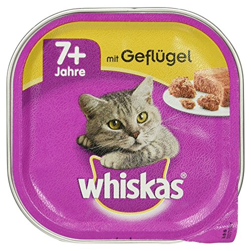 Preisvergleich Produktbild Whiskas Schale 7+ mit Geflügel, 100 g