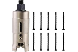 TPM GO Euro-Zylinder-Abzieher mit 10 Stück/Beutelschrauben, Nagel-Abzieher, Edelstahl, professioneller Schlosser-Zylinder-Abzieher (mit 4,2 mm Schrauben)