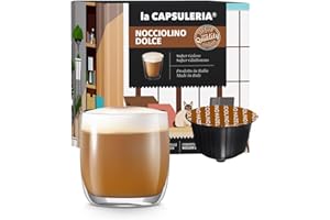 NOCCIOLINO (48 Capsule) compatibili con Nescafé Dolce Gusto - (La Capsuleria)