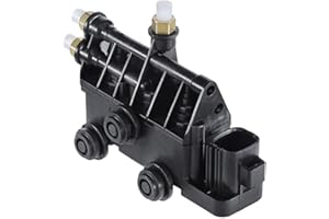 FRANKBERG Bloc de soupape de suspension pneumatique Compatible avec Discovery III IV L319 LA R-a-n-g-e R-o-v-e-r III LM Sport L320 2.7L-5.0L 2004-2018 RVH000095