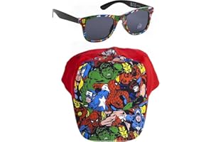 CERDÁ LIFE'S LITTLE MOMENTS Set Sol Para Niños Y Niñas – Gafas Y Gorra Avengers Lunettes et Casquette Mixte Enfant
