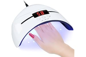 ARCWEISSO 36W UV Lampe für Gelnägel, Professionelle UV Lampe Nägel mit 3 Timern und LCD Display, Auto-Sensorschalter, LED Lampe Nägel für Heim und Nagelstudio, Geschenk zum Valentinstag für Frauen