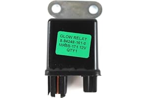 8942481610 8-94248-161-0 12V Relay Glow Plug - SINOCMP Glow Plug Relay for Hitachi ZAXIS27U ZAXIS50U ZAXIS40U Excavator Parts, 3 Month Warranty