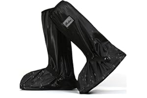 JUSPRO wasserdichte Überschuhe für Regenstiefel, Galoschen mit Reißverschluss und Reflektor, für Outdoor-Sport, Wandern, Klettern, Camping, Roller, Reisen, 1 Paar