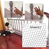 btsky langlebiger Wetterfester wasserdicht verstellbar Kind Baby Toddler Infant Kid Balkon und Treppe Geländer Zaun Mesh Sicherheit Schutz Net - 7