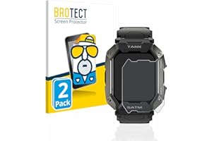 BROTECT Anti-Glare Screen Protector for Kospet Tank M1 (Pack of 2) Matte Screen Protector, Anti-Reflection, Anti-Fingerprint