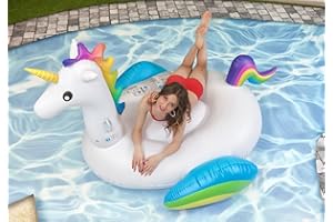 CREACIONES LLOPIS Hinchables para Piscina, Flotadores Gigantes, Flamenco Hinchable, Flotador Unicornio