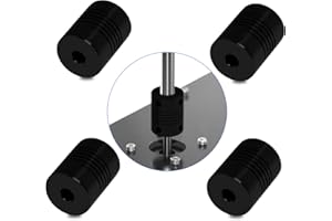 Twotrees 4 Pack Flexible Couplings 5mm to 8mm NEMA 17 Shaft Coupler Aluminum Alloy Joint Connector for Creality CR-10 CR-10S S4 S5 Makerbot RepRap Prusa i3 3D Printer or CNC Machine (Black, 5 x 8)