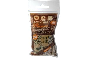 OCB Activ Tips SLIM Oblekt aktivt kolfilter Ø 7 mm, 50 filter begränsad utgåva