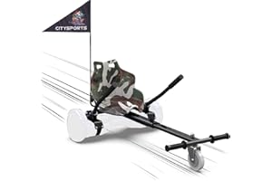MARKBOARD Hoverkart Sitzscooter Gokart, Hovergokart for Hoverboards, Sitz für Hoverboards, Kompatibel mit 6,5zoll 8,5zoll und 10 Zoll