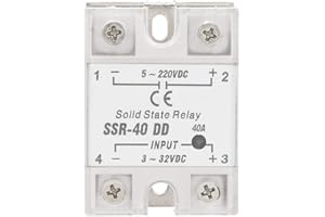 HILITAND SSR-40 DD 40A 5-220VDC - Rel¨¦ con semiconductores para los campos de control automatizados por proceso de automatizaci¨®n industrial
