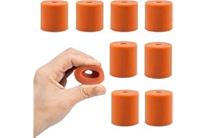 NPQ 8 Pcs Silicone Leveling Column Heat-Resistant Solid Bed Mounts for Ender 3/Ender 3 V2 Bed Levelling & Vibration Reduction Keep the 3D Printers in the Same Level for a Long Time and a Perfect Buffer.