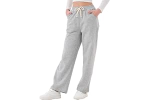 Rolanko Pantalones Deportivos para Niñas con Cintura Elástica Ajuste Holgado, Comodidad Casual para Niños