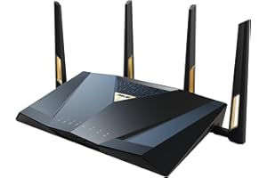 ASUS RT-BE88U - Routeur Extensible Double Bande WiFi 7 AiMesh, 4K-QAM, MLO, Deux Ports 10G, SFP+, Quatre Ports 2.5G, Quatre Ports 1G, Capacité WAN/LAN de 34G, Sécurité réseau sans abonnement, VPN