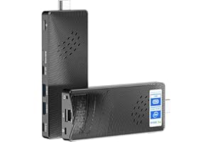 ‎HEIGAOLAPC HEIGAOLAPC Mini PC Stick Lüfterloser Win 11 Pro, N4000 4GB 64GB Micro Computer mit HDMI 4K Dual Display, Gigabit Ethernet, WiFi5, USB PD3.0 unterstützen eMMC für Business Office Industrial IOT