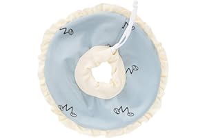 PESINE Small Pet Elizabeth Collar Protective Recovery Circle Soft Nursing Ring for Guinea Pig Rabbit Sugar Glider