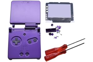 Henghx Ersatz Voll Gehäuse Shell Cover Hülle Teile Set w/Objektiv&Schraubendreher für Nintendo Gameboy Advance SP GBA SP Console