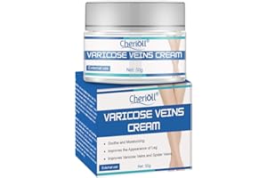 CHERIOLL Varicose Veins, Varicose Veins Cream, Spider Vein Cream, Vein Cream For Legs, Varicose Veins Ointment, Varicose & Spider Veins, Improve Blood Circulation,For Legs Varicose Care (50g)