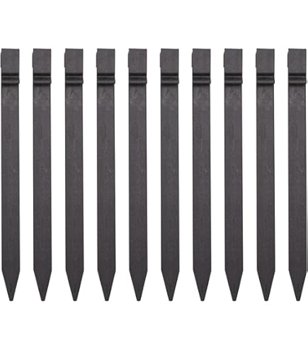 Sandbaggy Pointes Galvanisées De Bordure De Paysage De 15,2