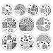 Born Pretty 10pcsNail Art Stamp Template Image Plates BP16-25