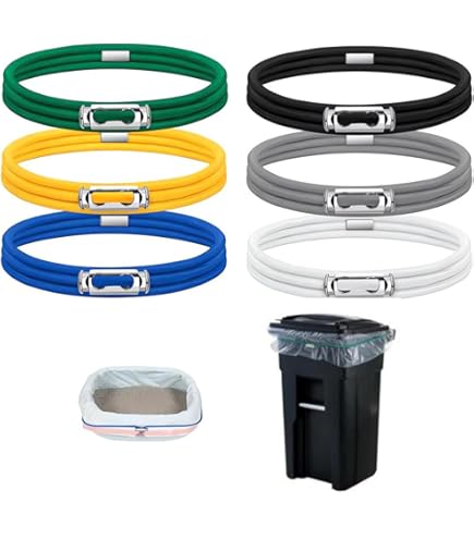 Hongmed Lot De 3 Bandes élastiques En Caoutchouc Pour Poubelle