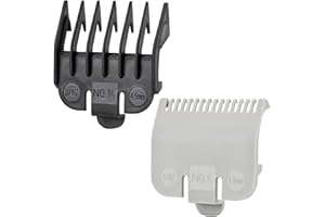 SMARTMASTER Hair Clipper Guard, 2Pcs Clipper Guards Professional Clipper Comb for Wahl 0.5 1.5, Hair Clippers Salon Home Replacement Clipper Accessories, Cutting Length is 1 1/2” and 1/2” (1.5 and 4.5 mm)