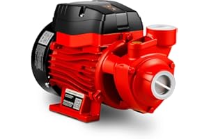 GREENCUT BA370C - Bomba de agua eléctrica de 370 W (0,5 CV) con caudal máximo de 36 L/min y altura de bombeo de hasta 38 m. Fabricada en acero inoxidable con protección IP44, extraer agua