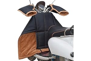 RPixc Tablier Couvre Jambe Scooter avec Guidon, Protection Couverture Jambes Scooter Leg Cover, Housse Moto Épaisse Coupe-Vent…