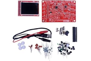 Fasizi DIY Kit Open Source 6,1 cm TFT 1 Msps Digitales Oszilloskop-Set mit DIY-Teilen + Sonde 13803K (SMD vorgelötet)