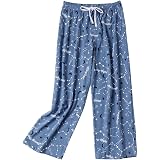 Pajama Bottoms Lounge Capri Pants 