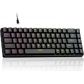 MageGee%60 Rapid Trigger Oyuncu Klavyesi, Hall Effect Manyetik Switch, Ayarlanabilir Basış Noktası, Hot-Swappable RGB Aydınla