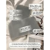 casalinghi Bandless Gelatin Bag Non-Adhesive Clear Opp Bag Package 10x20 Cm - (100 Pieces)