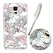 Produktbild Vioela Galaxy S5 Neo Hülle,Galaxy S5 Hülle,Galaxy S5 Neo/S5 Flüssig Glitzer Hülle Glitter Schutzhülle,Cute Lovely Cartoon Baby Einhorn Cloud Regenbogen Sterne Ballon Muster Luxus Glänzend Funkeln Bling Lustig 3D Flüssigkeit Case Transparent Handytasche Glänzend Glitzer Stern Fließen Flüssig Handyhülle Handy Hülle Tasche Durchsichtig Etui für Samsung Galaxy S5 G900/ S5 Neo SM-G903F