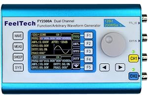 GuliTech FeelTech FY2300 12M 20M Digital DDS Dual-Channel Function Frequency Meter Multifunctional Higher Stability Signal Generator(FY2300 12M)