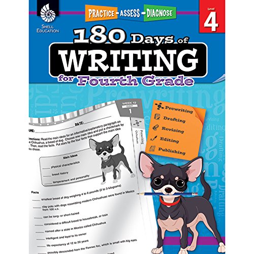180 Days of Writing for Fourth Grade: Practice, Assess, Diagnose (180 Days of Practice)
