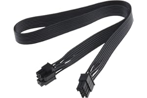 The Lord of the Tools CPU 8-Pin-Stecker auf CPU 8-Pin-Stecker (4+4 Abnehmbar) EPS-12V Mainboard-Netzadapterkabel Kompatibel mit Corsair Modular Power Supply 62 cm 24,41 Zoll