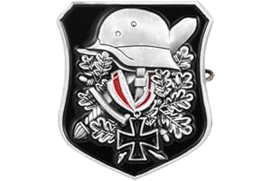 AOTEMAN WWII Deutsch Helm Abzeichen Pin Deutsches Abzeichen für Kleidung, Taschen, Jacken Zubehör, DIY Handwerk, Dekor