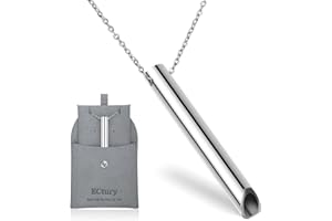 ECtury Breathing Necklace, Anxiety Relief Necklace, Breathlace Necklace for Anxiety Rescue Remedy, Christmas Gifts, Gadgets for Men, Secret Santa Gifts for Women, Gifts for Her Him