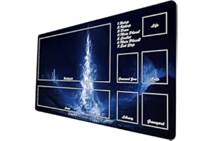 DYETEE board game starlight TCG Playmat -Starry Sky MTG Playmat - Also Great as a Mouse Pad 437 With Zones New