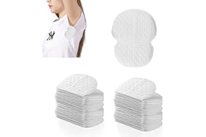 LFCFBH 100 PCS Armpit Sweat Pads, Disposable Self Adhesive Underarm Sweat Pads for Women and Men