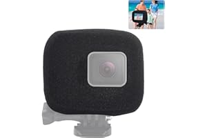 PULUZ Schaumstoff-Windschutzscheibengehäuse für GoPro Hero7 Schwarz/7 Weiß/7 Silber/6/5