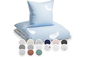 sleepwise Soft Wonder Bettwäsche-Set für Einzelbett, aus Mikrofaser, Öko-TEX®, Bettbezug und Kissenbezug, maschinenwaschbar, atmungsaktiv, antistatisch, hypoallergen, 135 x 200 cm