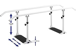‎SPORT-TEC Sport-Tec Gehbarren Standard Barren Stufenbarren, Holmenlänge 2,5 m aus Metall