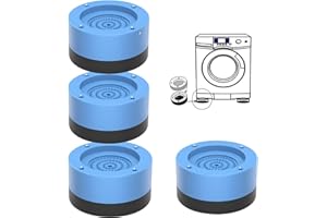 MELLYSTORE Waschmaschine Anti Vibration Pads 4pcs Waschmaschinen Dämpfer Füße Schwingungsdämpfer Waschmaschine Gummifüße Wird in Waschmaschinen Trocknern Möbeln und Kühlschränken Verwendet (Blau, 3.5CM)